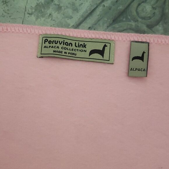 WOVEN ALPACA PERUVIAN LINK SCARF - Picture 4 of 6